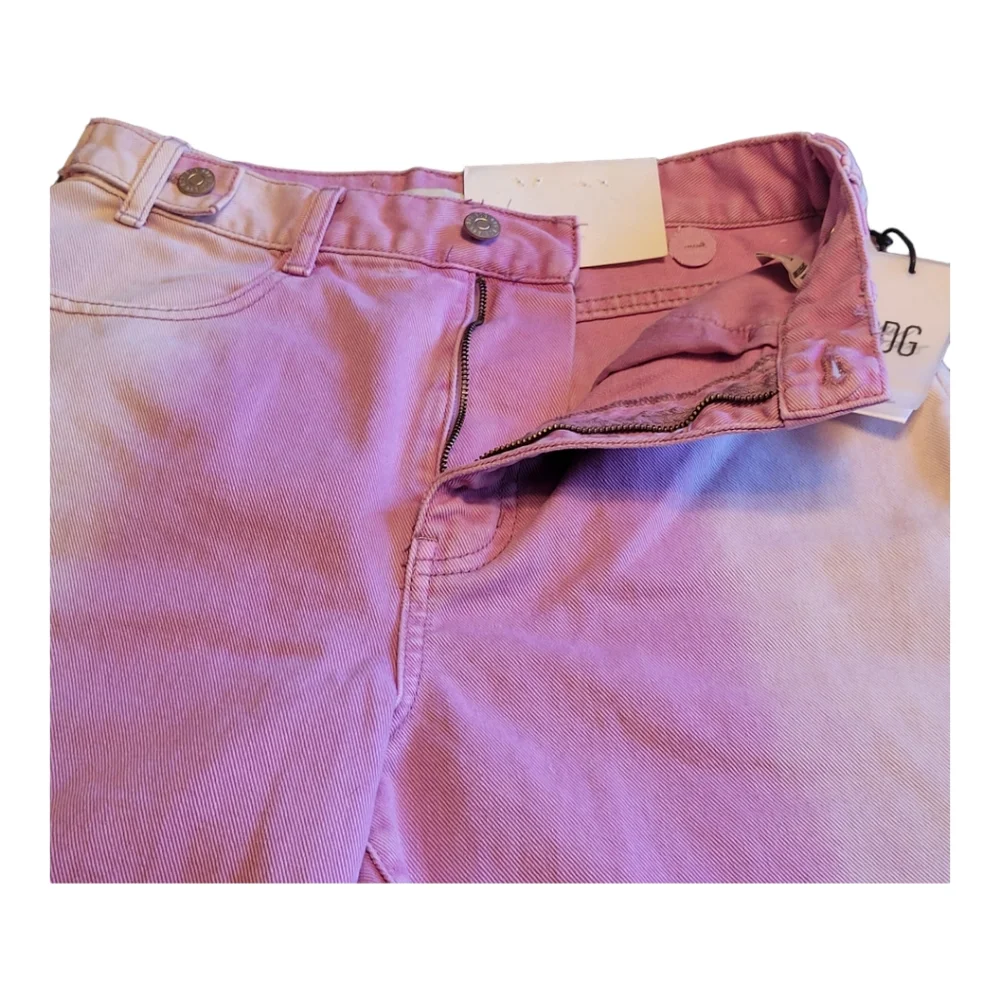 NEW Urban Outfitters BDG Longline Carpenter Purple Ombre Baggy Denim Shorts 27